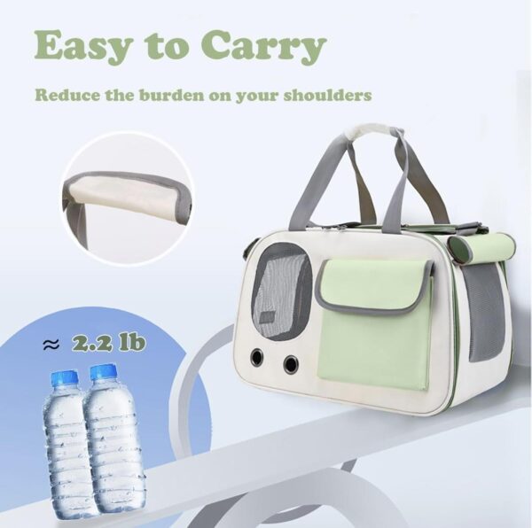 Portable And Lightweight Pet Travel Large Capacity Breathable Shoulder Backpack Cat Bag - Image 6