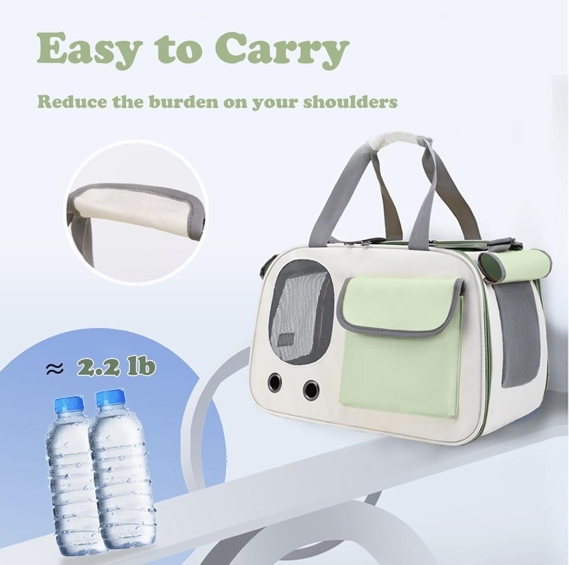 Portable And Lightweight Pet Travel Large Capacity Breathable Shoulder Backpack Cat Bag - Image 6