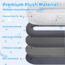 Human Dog Bed, Washable Faux Fur Dog Bed For People Doze Off, Napping Orthopedic Dog Bed,71'x45'x14  Size Fits You And Pets Grey