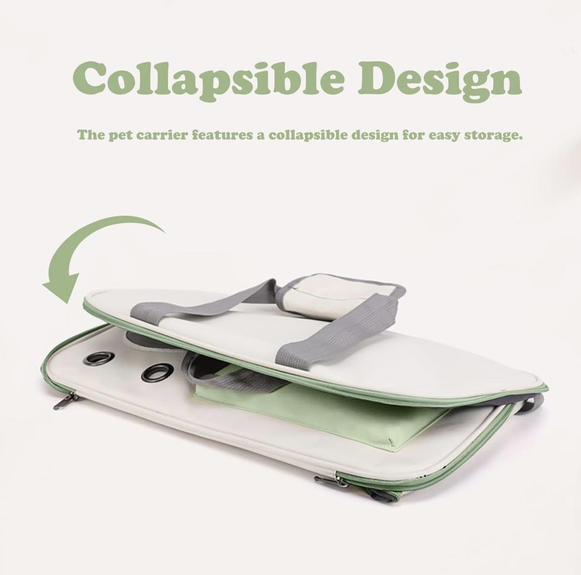 Portable And Lightweight Pet Travel Large Capacity Breathable Shoulder Backpack Cat Bag - Image 3