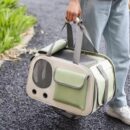 Portable And Lightweight Pet Travel Large Capacity Breathable Shoulder Backpack Cat Bag
